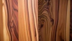 Texture de bois avec motifs naturels