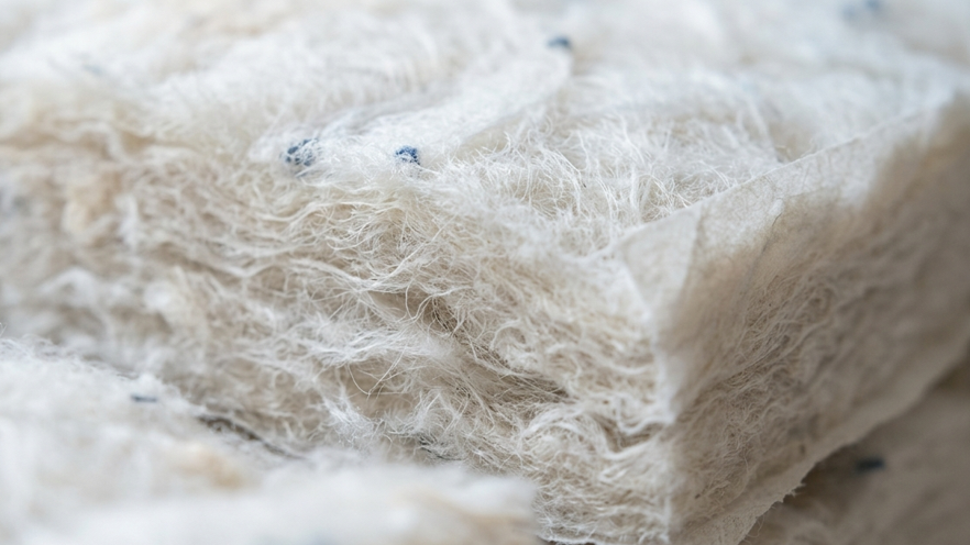 zoom texture de l'isolant