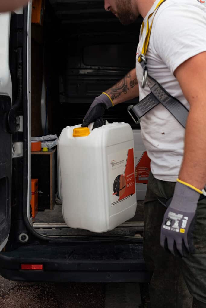 mise en place traitement hydrofuge
